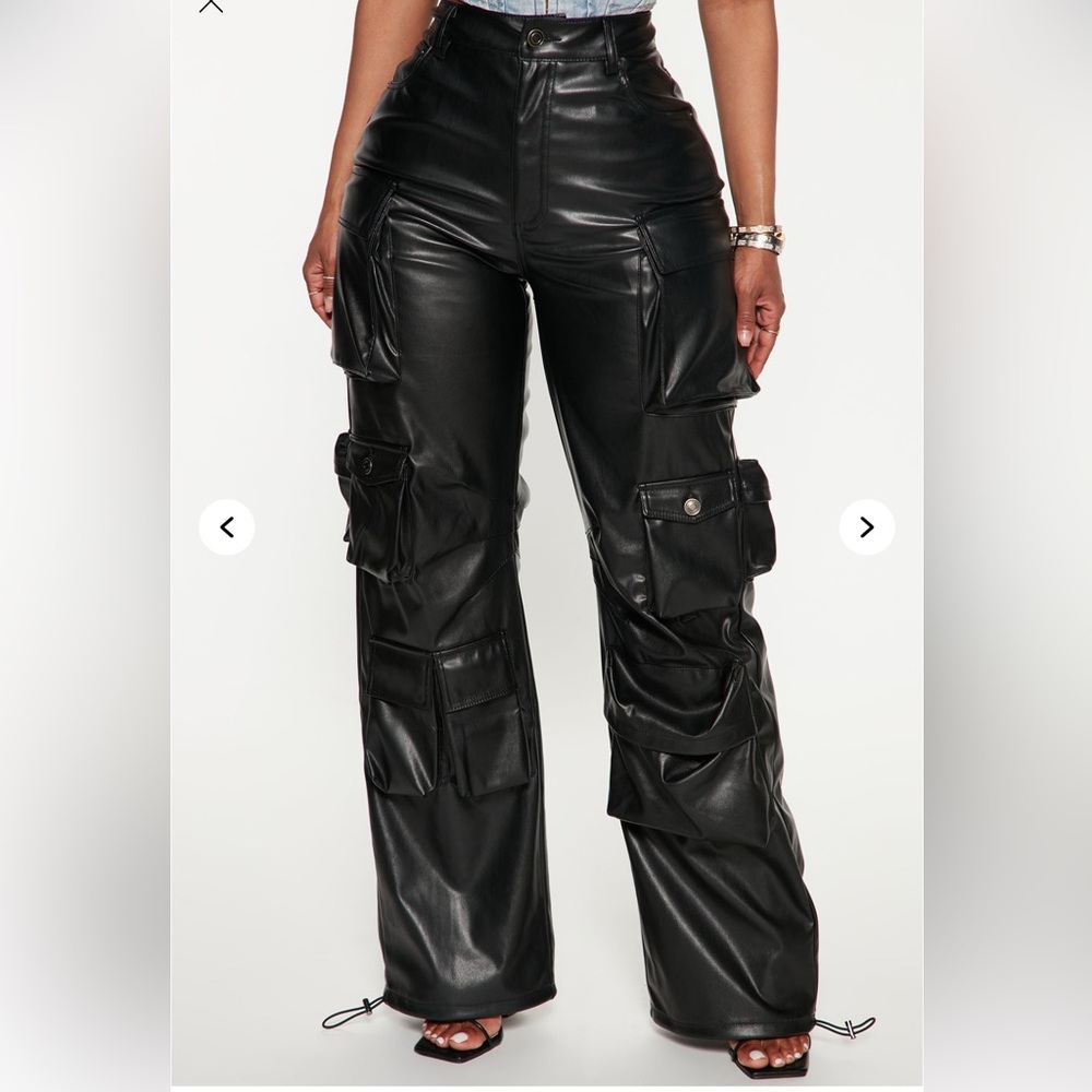NWT Fashion Nova - Leather Pants